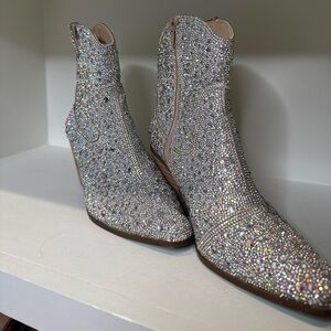 Betsey Johnson Rhinestone Bootie